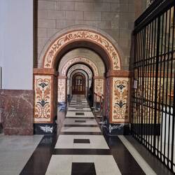 A passage in the Catholic Church in La Rambla. Built in the Baroque style
