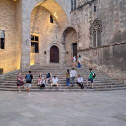 Square where Catalunya's archives are stored and Columbus was welcomed back by the monarchy
