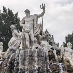 Poseidon fountain, Schönbrunn Palace.,