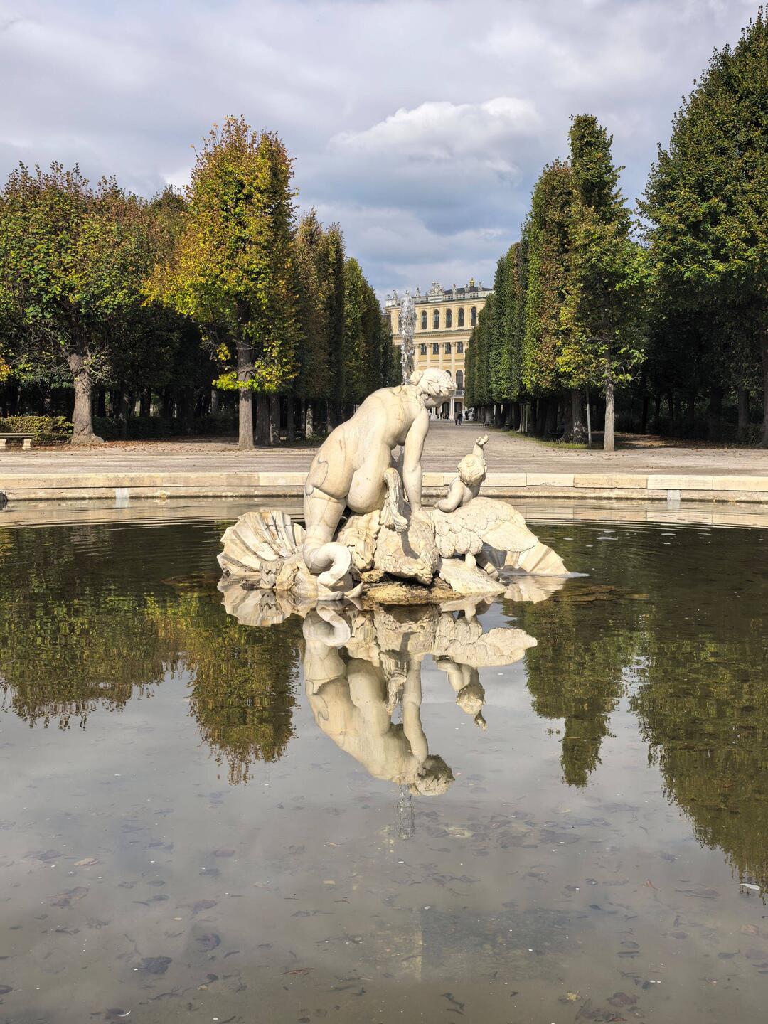 Eastern Naiad fountain in Schönbrunn.
