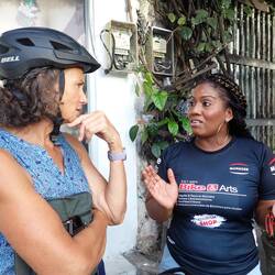 Carmen was an excellent tour guide. She took us to all the burroughs in and around Cartagena Amurall