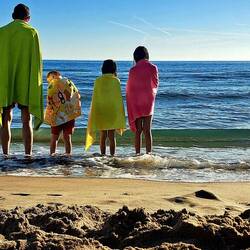 Abtrocknen... und tschüss...