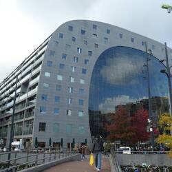 Markthal ... fresh food market inside, apartments on the outside