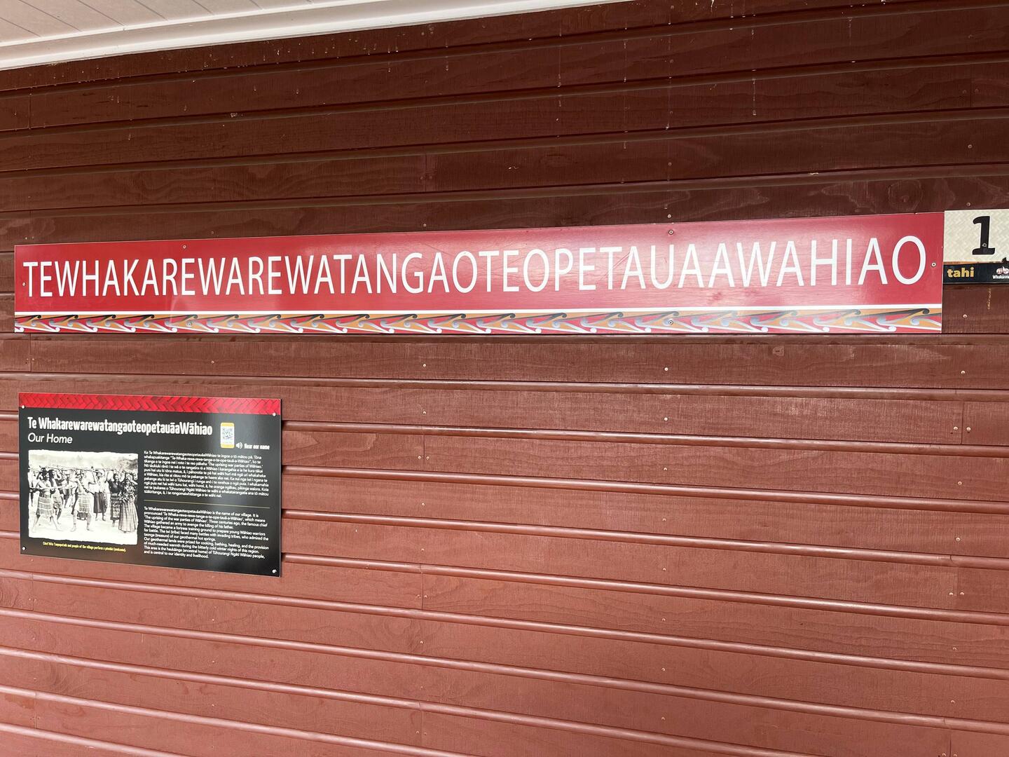 Der Name unseres Maori-Dorfes