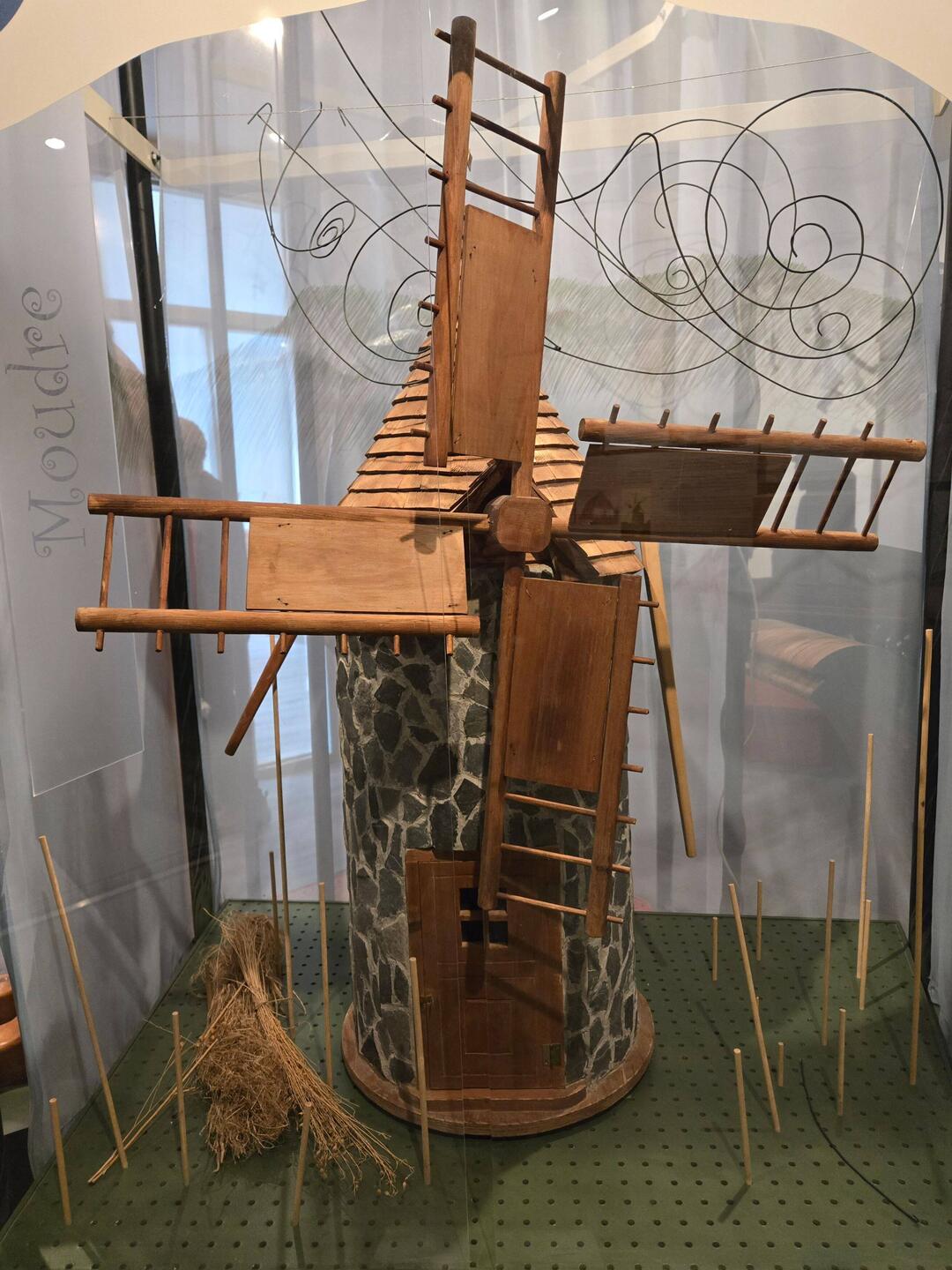 Replica of the wind mill