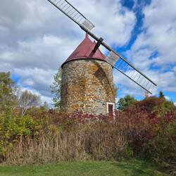 The actual wind mill.