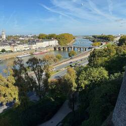 View of the Maine River from the ramparts