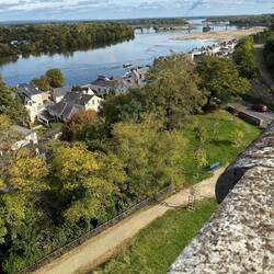 View of the Loir from the castle