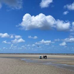 St. Peter Ording geht auch mehrfach pro Jahr.