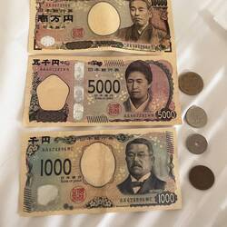 Japanese money.