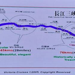 A map illustrating the areas of all three gorges.