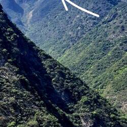 A road to the other side of the mountain.