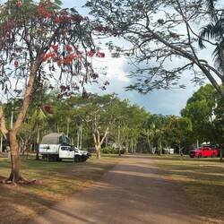 Sehr wenig los im Aspen Free Spirit Campingplatz