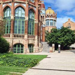 Pavilions all separated by gardens and open spaces