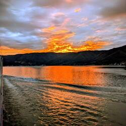 Abendstimmung auf der Donau