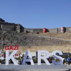Kars Citadel - we walked to the very top.