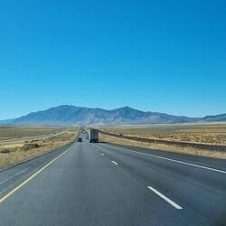 Route am Great Basin NP vorbei
