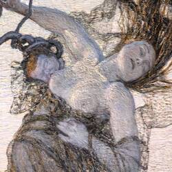 Part of a painting by Giovanni Segantini called The Evil Mothers.