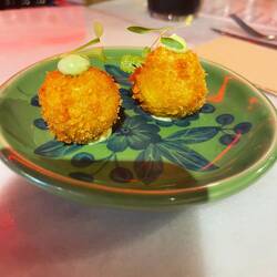 Colombian soup chicken croquette