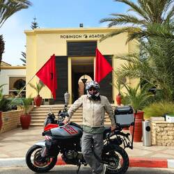 Start gegen Mittag im Robinsonclub in Agadir