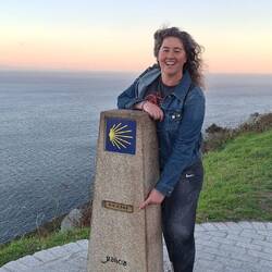 Hasta acá llegan también caminando algunos peregrinos. Nosotras en auto.