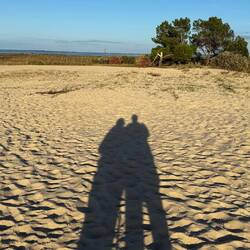 Unser Strand direkt am Campingplatz