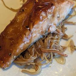 Teriyaki salmon