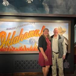Photo op at the Fireside Theatre in Ft. Akinson.