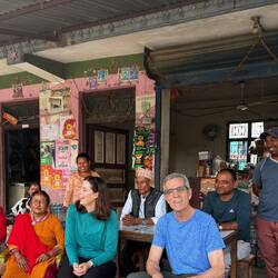 Well loved in the community. Just hanging out.