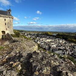 Chinon from the castle