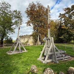 Trebuchets in the castle