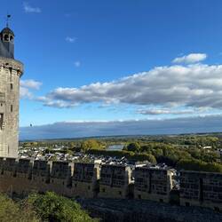 Vienne river and Chinon