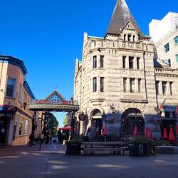 historische Bastion Square in Downtown