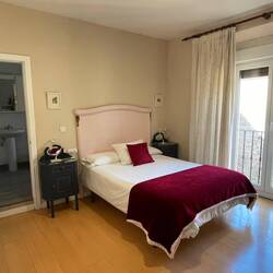 My room at Hostal San Martin in the old town of León.