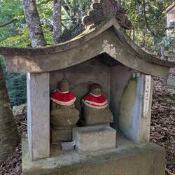 Jizo statues, protect people who have died young