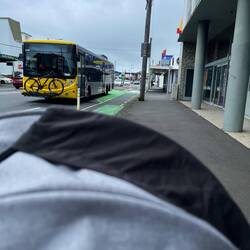 Sogar der Bus hat nen Fahrradanhänger 👌