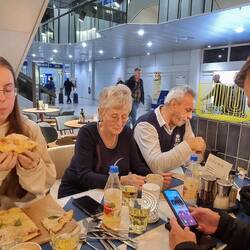 Mittagessen bevor wir heimfahren