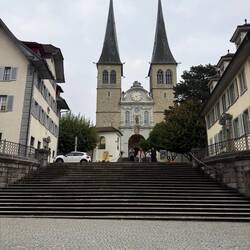 Church in Lucerne's Old Town