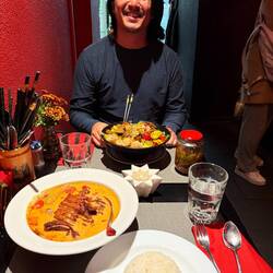 Chris and Henry's Thai dinner