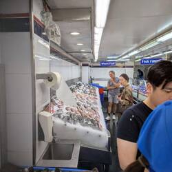 Fish market - both prepared and fresh to purchase & cook