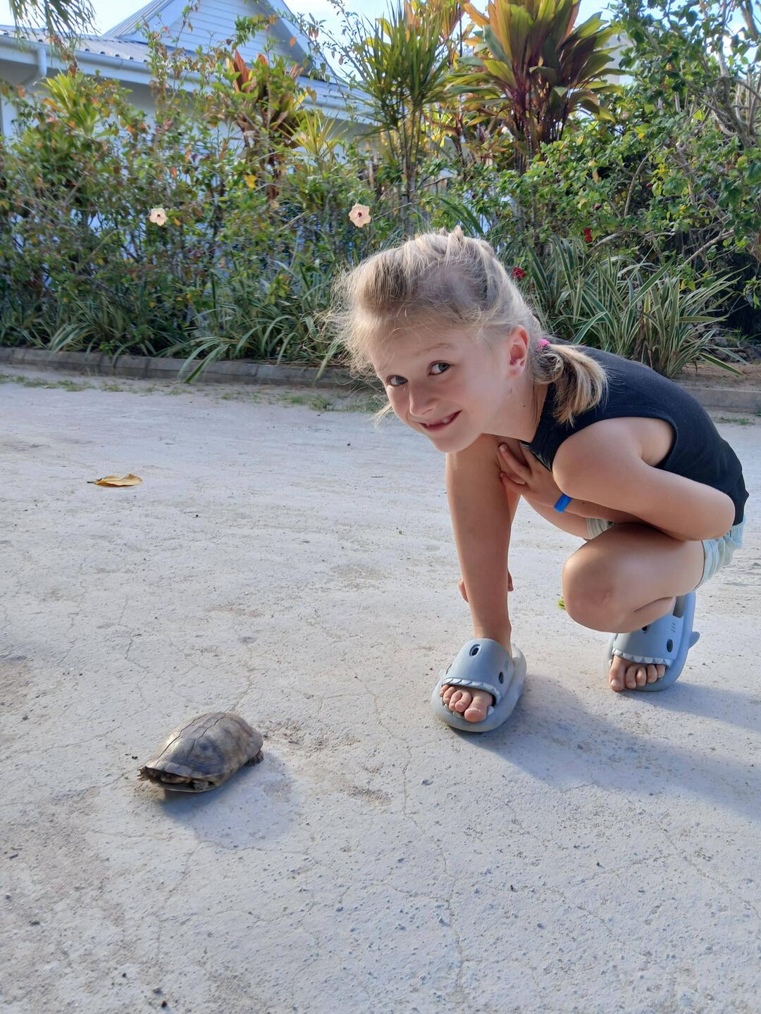 Auf dem Weg im Hotel getroffen.