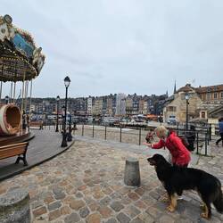 Heike erklärt Imko die Funktion eines Karussells