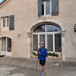 Our gite this morning