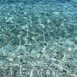 Crystal clear water
