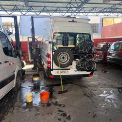 Etwas chaotisch die Werkstatt