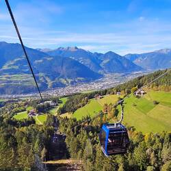 Mit der Seilbahn auf die Plose