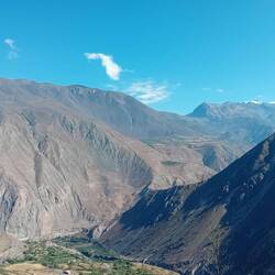 Across the valley, many hairpins could take us to the most remote places