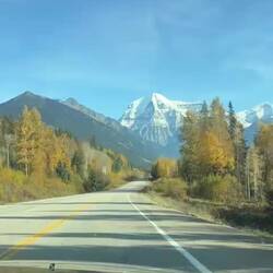 Route 93 - Richtung Jasper.