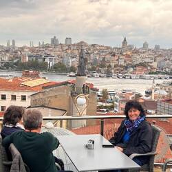 Traumkulisse zum Kaffeetrinken.