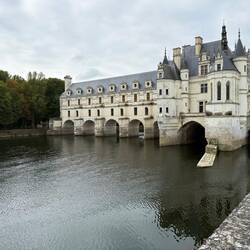 Chateau over the river Cher